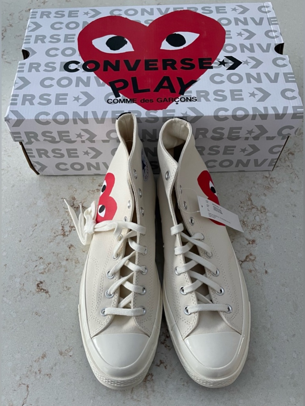 Converse Play Comme des Garçons Box High Tops